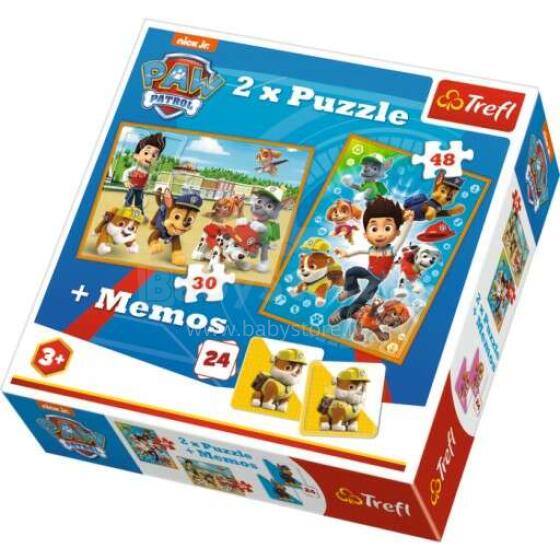 TREFL Puzle Paw Patrol, 30+48+24