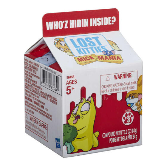 HASBRO  "Lost Kitties" Peļu mānija, 1 paka