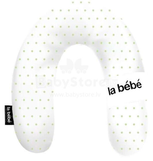 La bébé Rich Art.12605 Green Dots Cotto baby feeding pillow / baby sleeping pillow 30x175cm