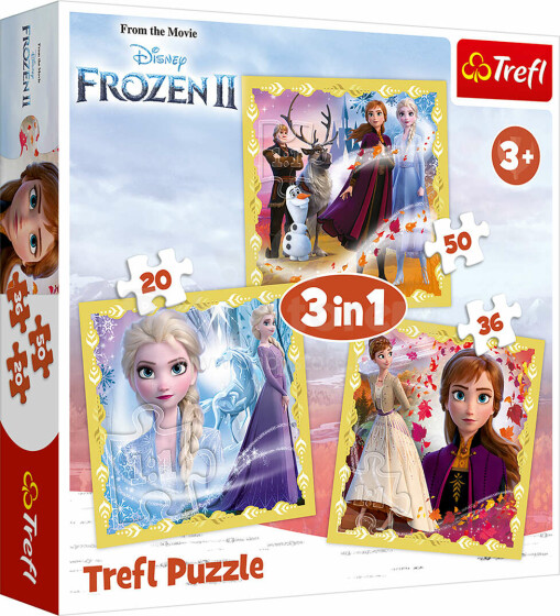 „TREFL“ galvosūkių rinkinys „3 in 1“ Frozen 2