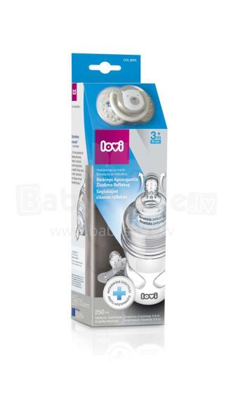 LOVI set 250ml Medical bottle + gift dynamic soother, 0205exp