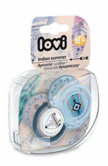 LOVI silicone dynamic soother Indian Summer 18m+, boy 2 pcs, 22/876boy