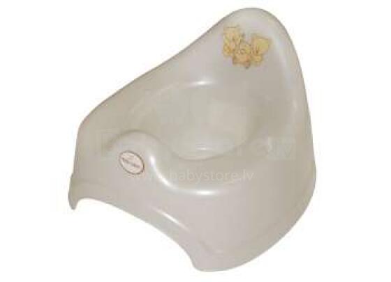 Tega potty Teddy Bear, white pearl, MS-001