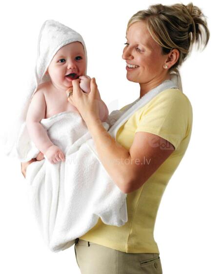 Cleva Mama baby dvielis Splash N Wrap White 2921