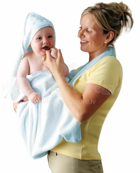 Cleva Mama baby dvielis Splash N Wrap Blue 2923