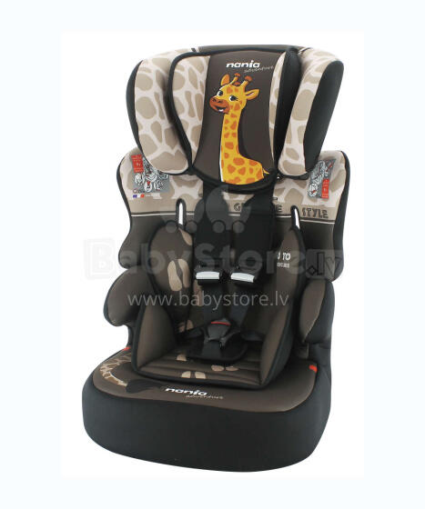 NANIA autokrēsls Beline Adventure Giraffe 293249