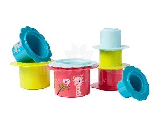 VULLI Sophie la girafe rotaļlieta 6m+ Fleurs Gigognes 010256