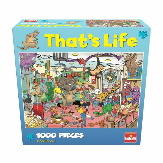 „THIF'S LIFE puzzle“ naminių gyvūnėlių parduotuvė, 1000 vnt., 71423.106
