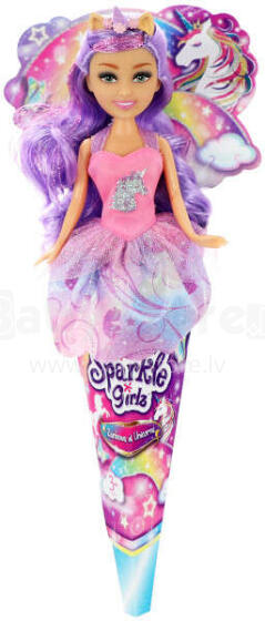 SPARKLE GIRLZ lelle konusā Rainbow Unicorn, dažādas, 10092BQ2