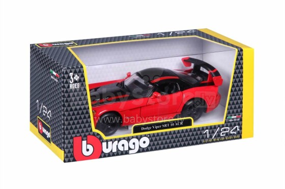 „BBURAGO“ automobilis 1/24 „Dodge Viper SRT 10 ACR“, 18–22114