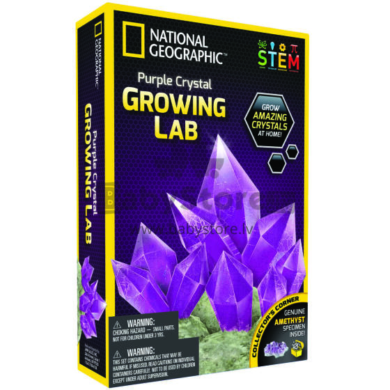 NATIONAL GEOGRAPHIC Kristāla audzēšana Purple, NGPCRYSTAL