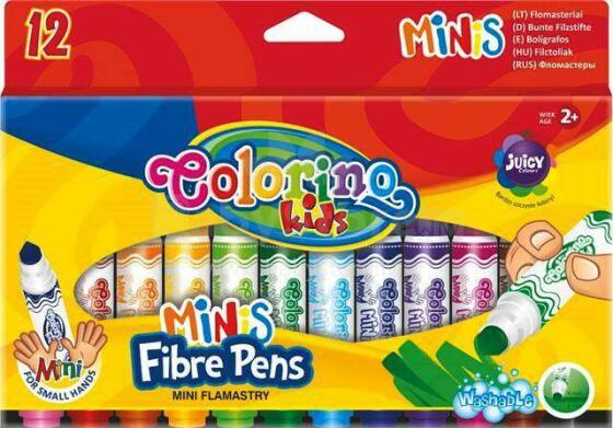 Colorino Mini marķieri 12 krāsas