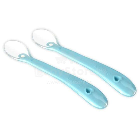 Kidsme Baby Silicone Spoon Art.140308AQ Aquamarine