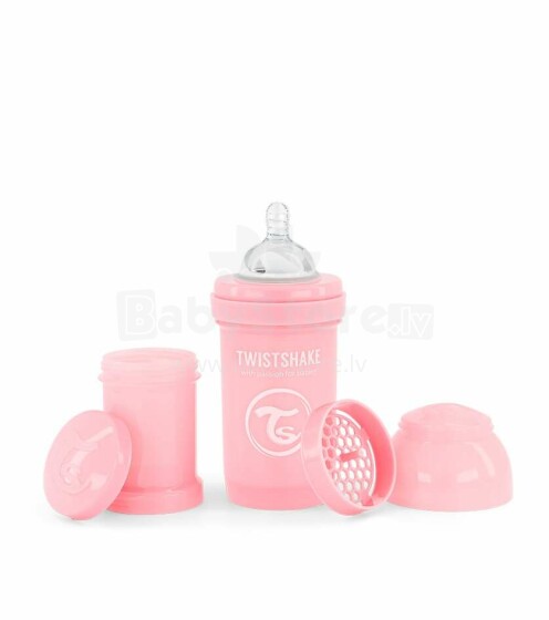 Twistshake Anti Colic Art.78249 Pink Pretkoliku pudelīte 180 ml