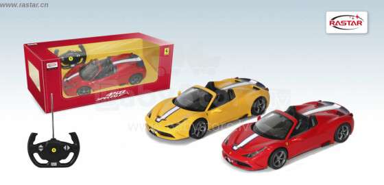 RASTAR rādiovadāms auto RC Ferrari Speciale A 458  01:24, 71900