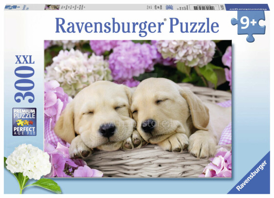 RAVENSBURGER puzle Dogs In The Basket 300p, 13235