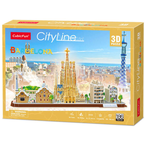 CUBICFUN 3D puzle „Barselona“