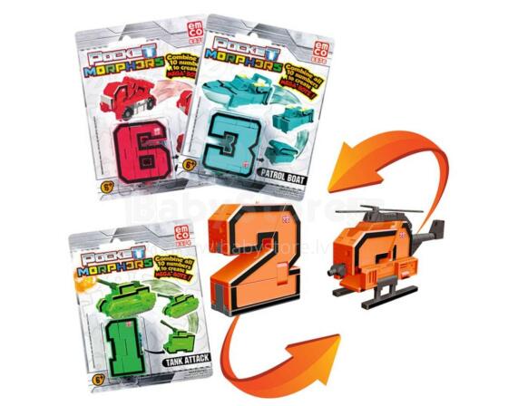 EMCO POCKET MORPHERS Mega-Bot Cipars - Transformers (2.Sērija)