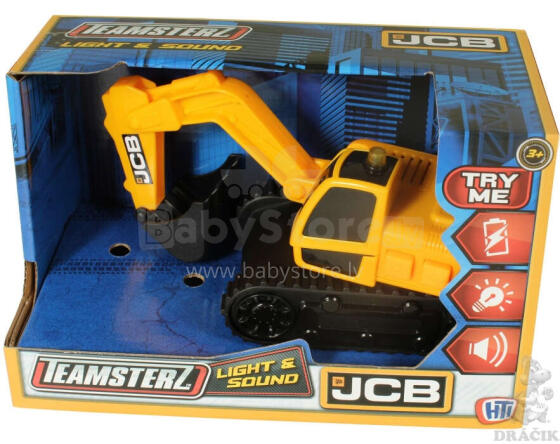 HTI TEAMSTERZ JCB Mazs ekskavators ar gaismu un skaņu