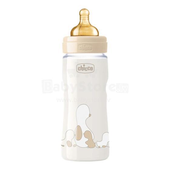 Chicco Original Touch Anticolic Baby Bottle Art.129087 Latex Feeding Bottle 330 ml