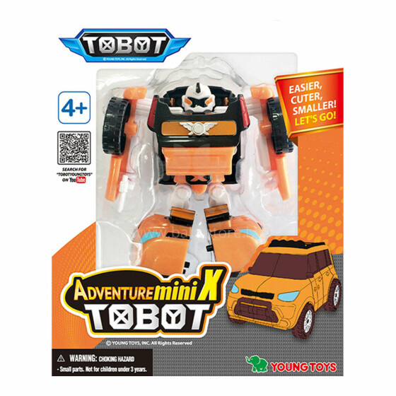 YOUNG TOYS TOBOT Mini Adventure X Transformers