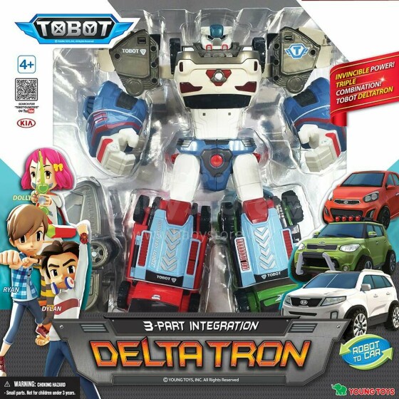 YOUNG TOYS TOBOT Mini Deltatrons Transformers