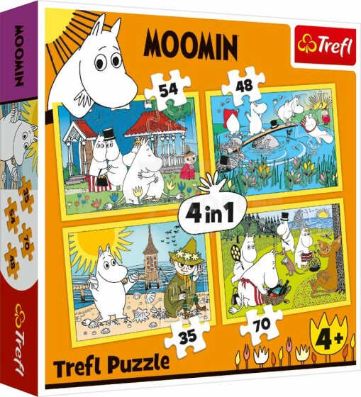 TREFL Puzle 35+48+54+70 Moomin