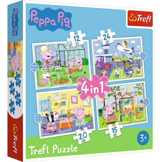 TREFL Puzle 35+48+54+70 Peppa