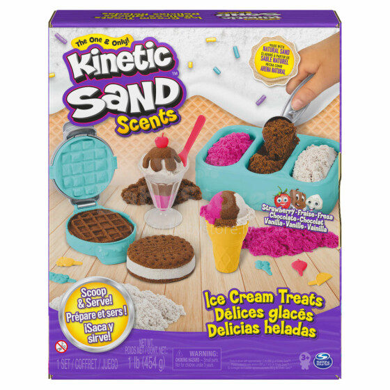 Kinetic Sand Ice Cream Art.6059742 Кинетический песок Мороженное
