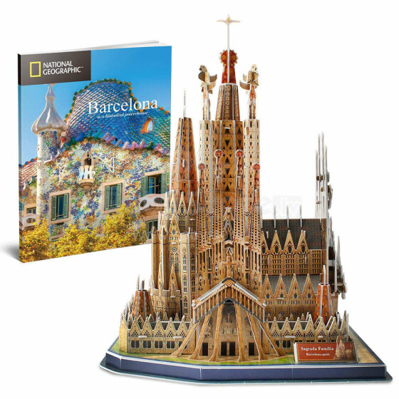 CUBICFUN 3D Puzle National Geographic - Sagrada Família