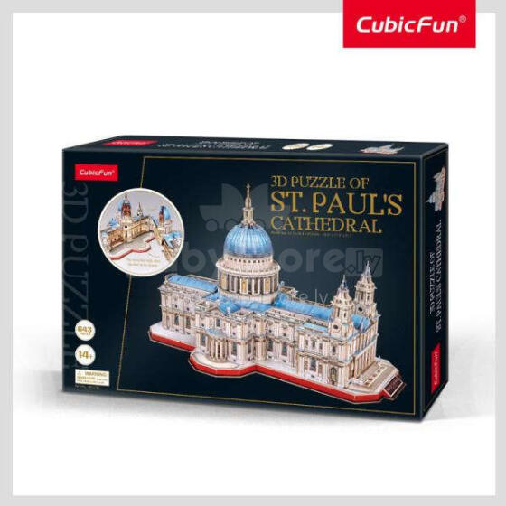 CUBICFUN 3D Puzle - Svētā Pāvila katedrāle