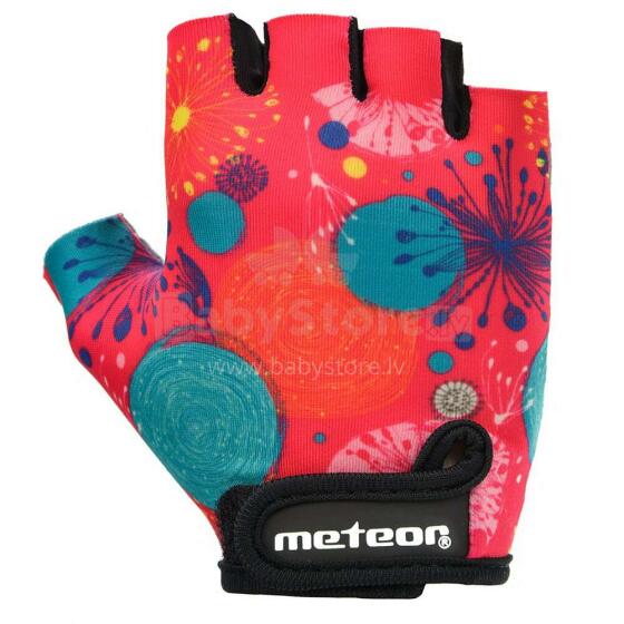 Meteor Gloves Junior Pink Abstract Art.129655