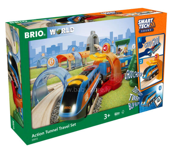 BRIO vilcienu komplekts Smart Tech Deluxe, 33972