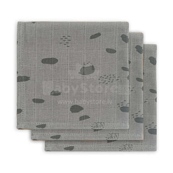 Jollein Muslin Spot Grey  Art.535-­855­-65347