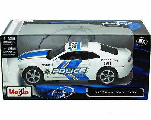 MAISTO Die Cast automodelītis Chevrolet Camaro RS Police1:24, 31208
