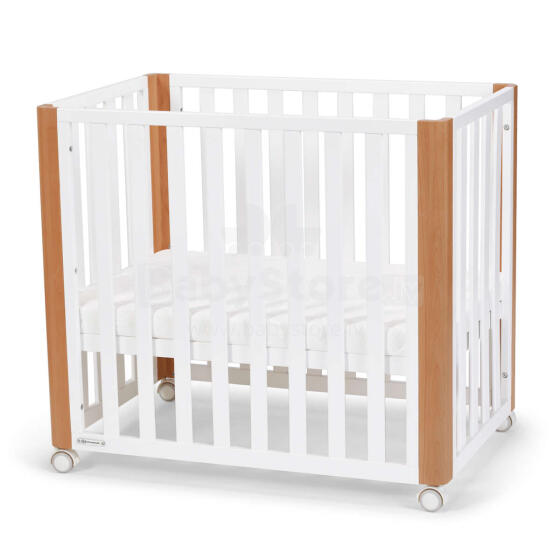 Kinder Kraft Koya Art.KFKOYA00WHT0000 White  Wooden cot 120x60cm