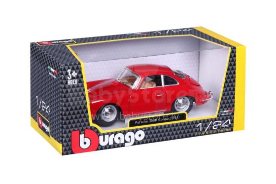 BBURAGO automašīna 1/24 Porsche 356B Coupe 1961, 18-22079