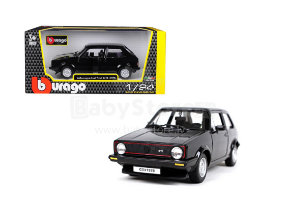 BBURAGO automašīna 1/24 Volkswagen Golf Mk1 GTI 1979, 18-21089