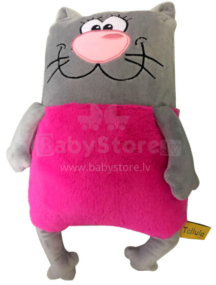 TALLULA Pelēks Kaķis, 43cm