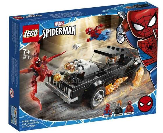 76173 LEGO® Marvel Super Heroes Zirnekļcilvēks un Ghost Rider pret Carnage