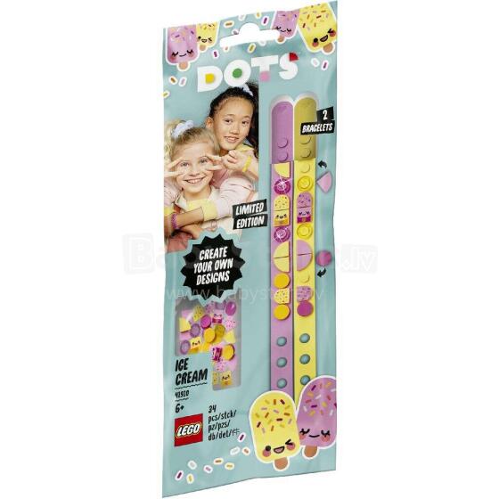 41910 LEGO® DOTS Rokassprādzes — saldējums labākajām draudzenēm