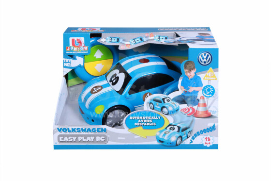 BB JUNIOR RC car Volkswagen Easy Play, blue, 16-92007