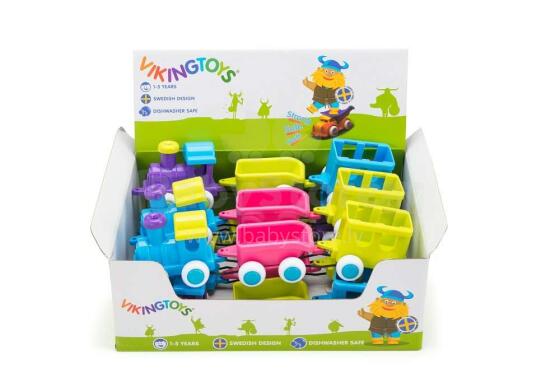VIKING TOYS Vilciena komplekts ,,Chubbies´´, 32cm, sort.,