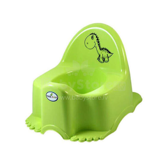 Bērnu podiņš ECO DINO light green DN-001  TegaBaby