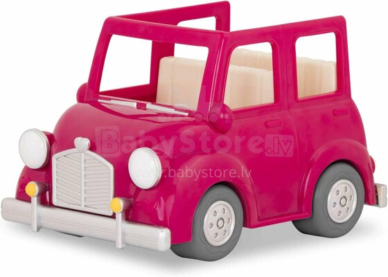 L'IL WOODZEEZ rozā automašīna ar čemodānu, WZ6547Z