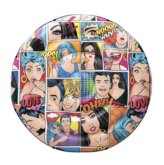 BESTWAY peldriņķis Pop Art Pool Island, diametras 1.88m, 43264