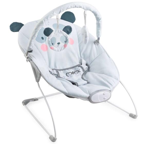 Momi Bouncer Glossy Panda Art.BULE00003  Modern rocking chair with music and vibration
