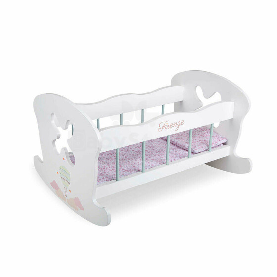 Arias Doll Crib Art.AR21544 Leļļu gulta ar gultas veļu