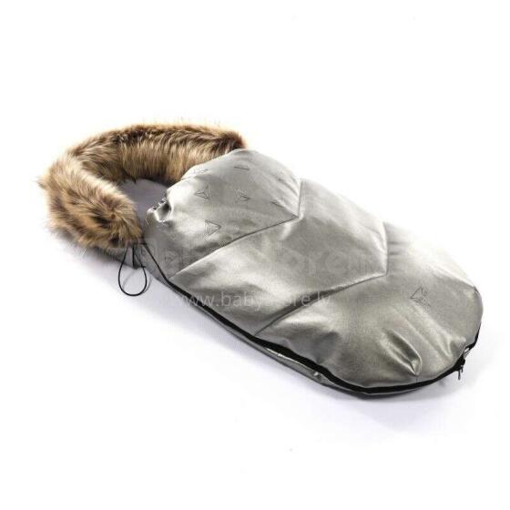 Junama Glitter Footmuff Art.132175 Silver
