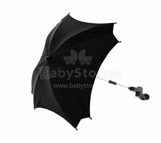 Junama Umbrella Art.132246 Black  Universālais ratu saulessargs/lietussargs ratiņiem
